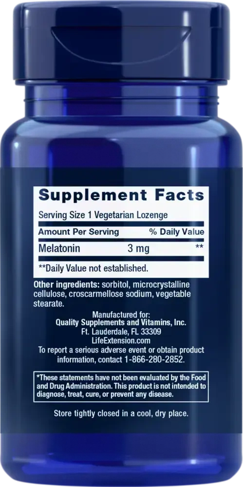 Product image for Melatonin 3mg.