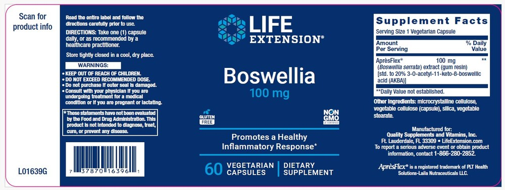 Product image for Boswellia 100mg.