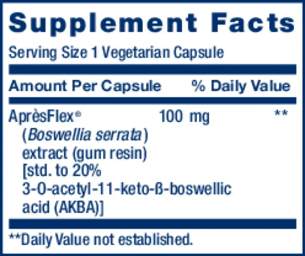 Product image for Boswellia 100mg.