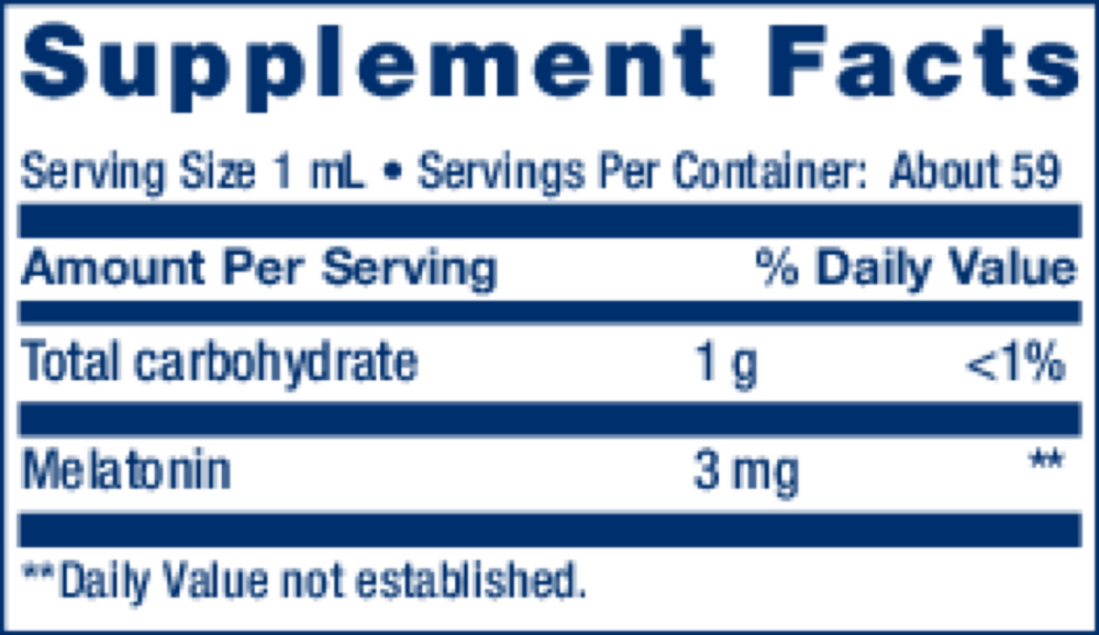 Product image for Fast-Acting Liquid Melatonin Citrus-Vanilla Flavor.