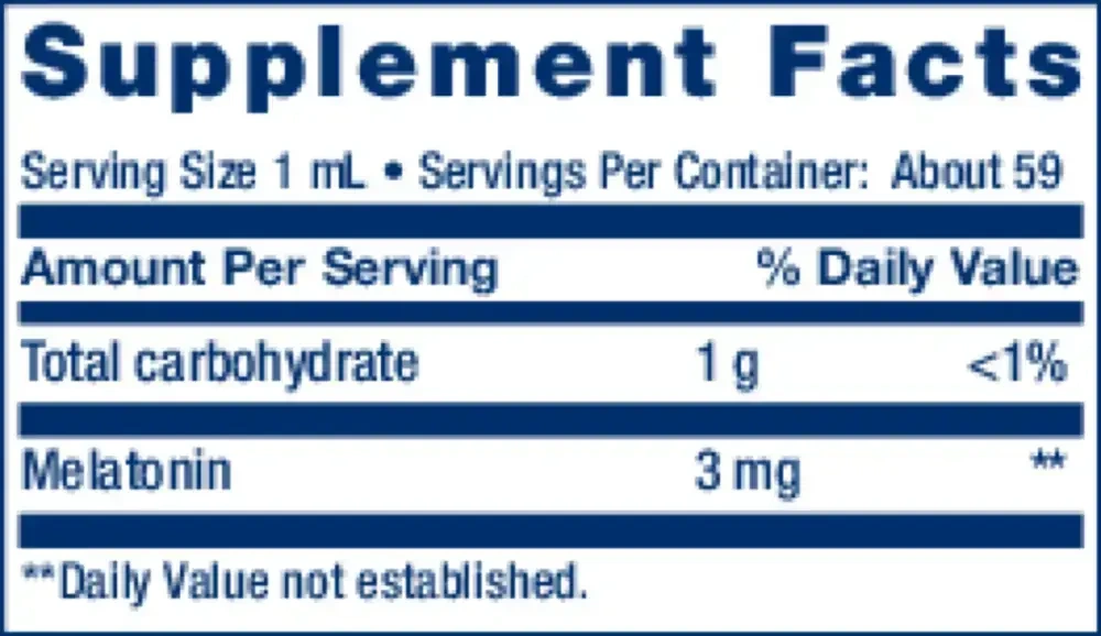 Product image for Fast-Acting Liquid Melatonin Citrus-Vanilla Flavor.
