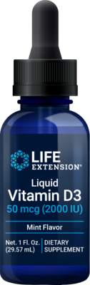 Liquid Vitamin D3 2,000IU Mint Flavor