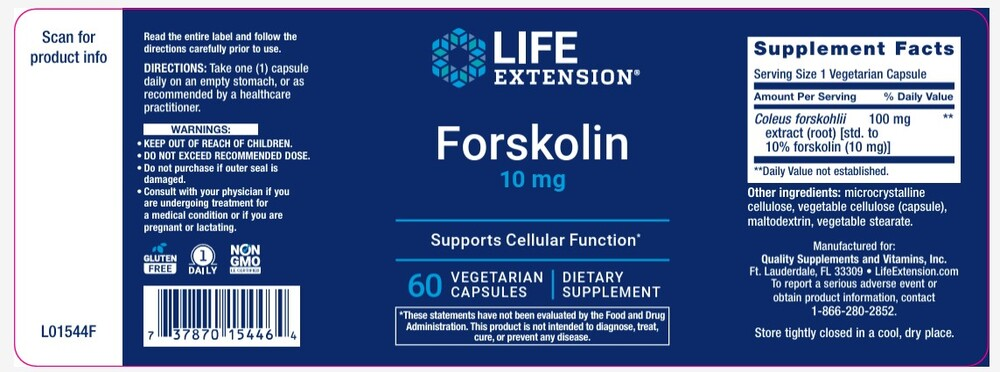 Product image for Forskolin 10mg.