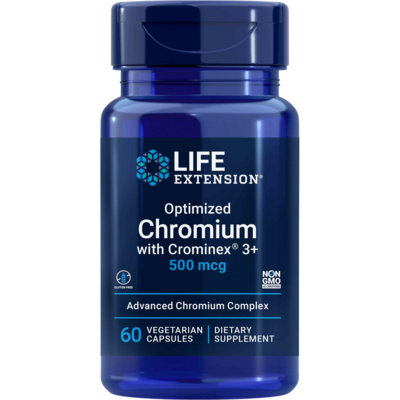 Optimized Chromium with Crominex 3+ 500mcg 60 capsules