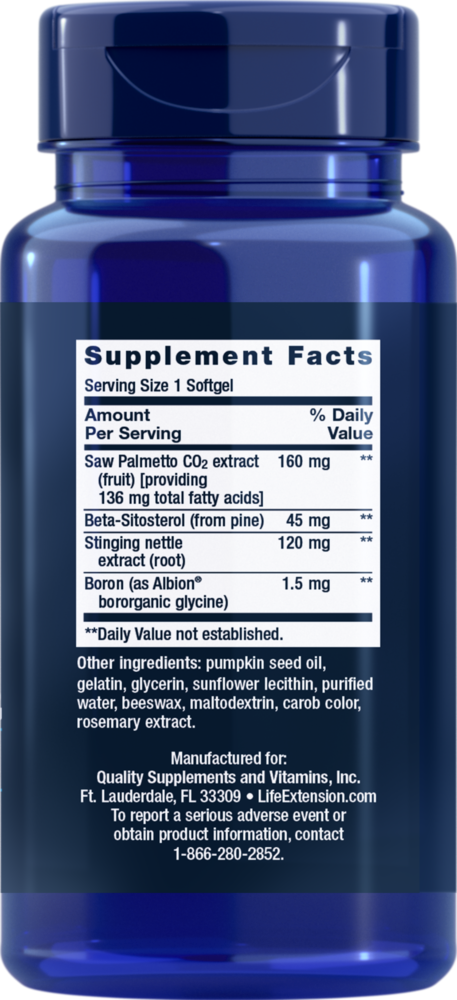 Product image for Men's Health Palmettoguard SA Palmetto/Nettle Root/Beta Sitosterol.