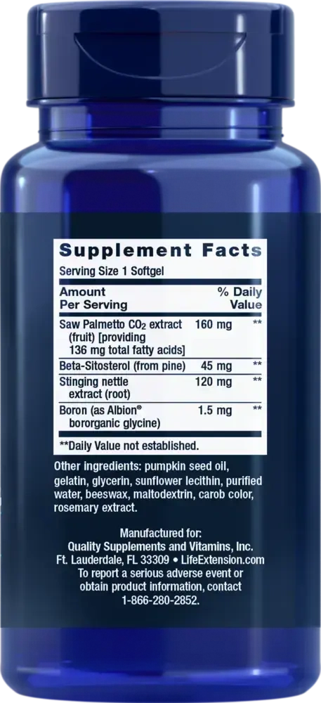 Product image for Men's Health Palmettoguard SA Palmetto/Nettle Root/Beta Sitosterol.