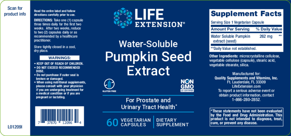 Product image for Water-Soluble Pumpkin Seed Extract.