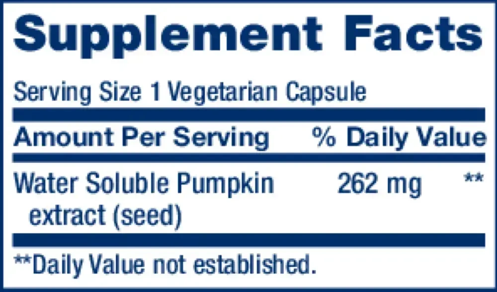 Product image for Water-Soluble Pumpkin Seed Extract.