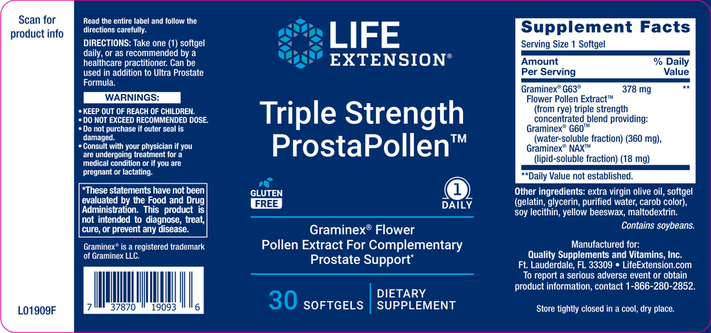 Product image for Triple Strength ProstaPollen™.