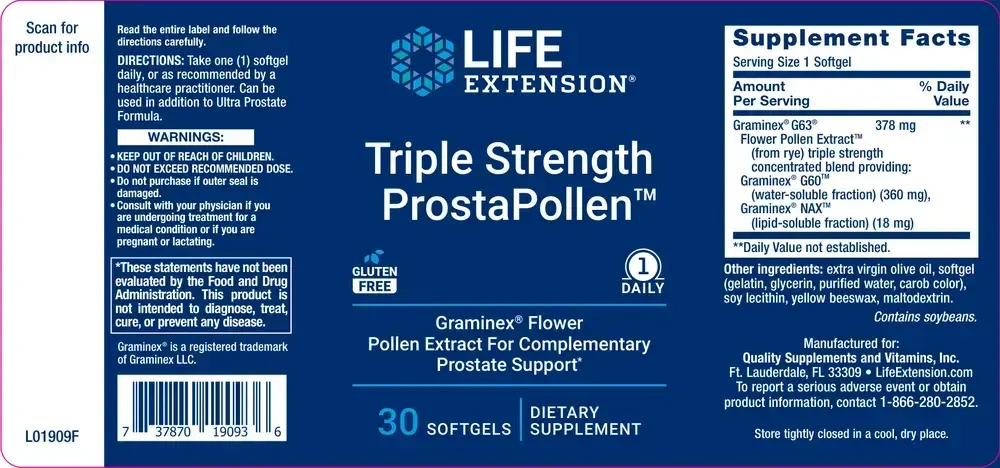 Product image for Triple Strength ProstaPollen™.