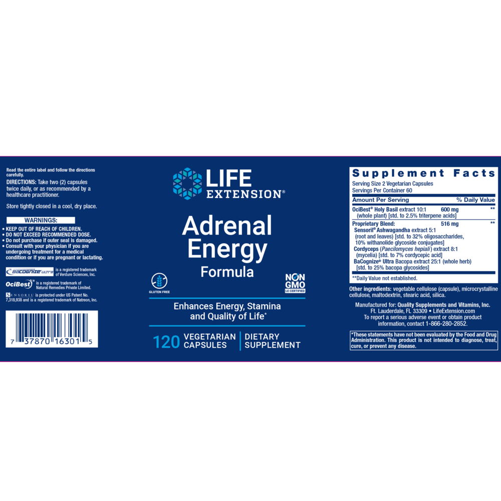 Product image for Adrenal Energy Formula.