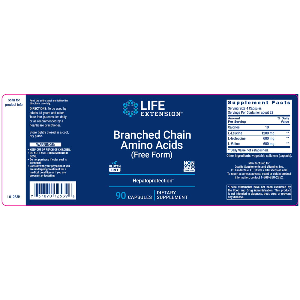 Product image for Branched Chain Amino Acids.