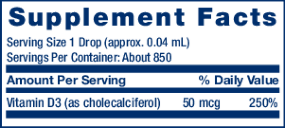 Product image for Liquid Vitamin D3 2000IU.
