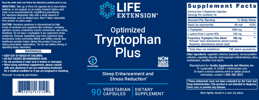 Product image for Optimized Tryptophan Plus.