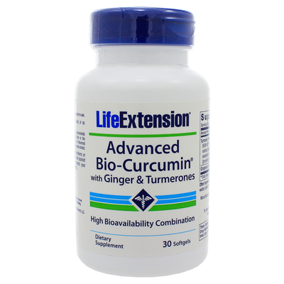 Advanced Bio-Curcumin with Ginger & Turmerones (30 Softgels) by Life Extension