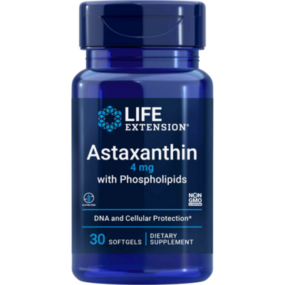 Astaxanthin with Phospholipids 4mg 30 Softgels