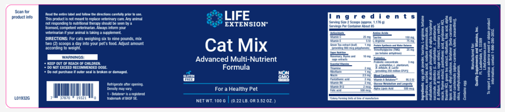Product image for Cat Mix, Advanced Multi-Nutrient Formula.