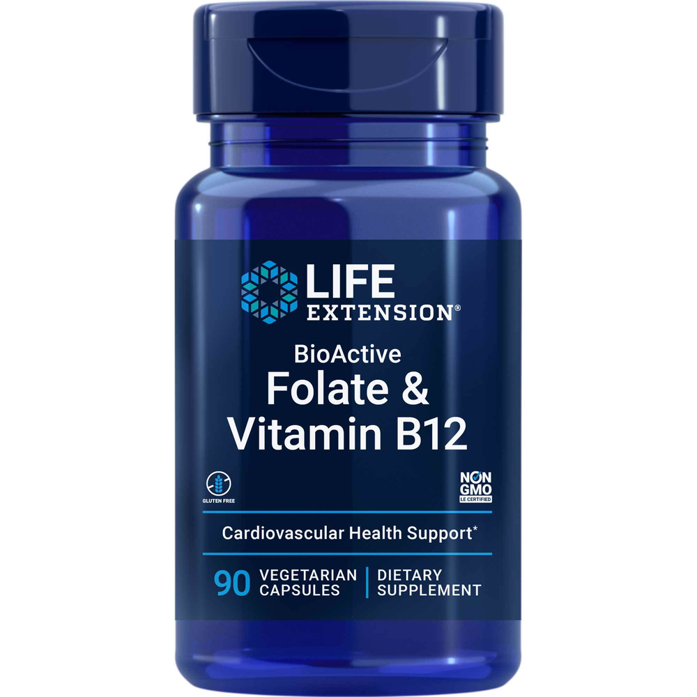 Product image for BioActive Folate &amp;amp; Vitamin B12.