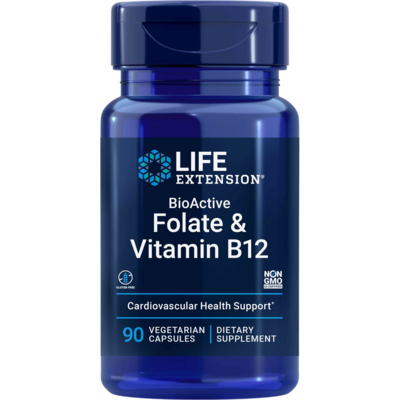 BioActive Folate & Vitamin B12 90 capsules