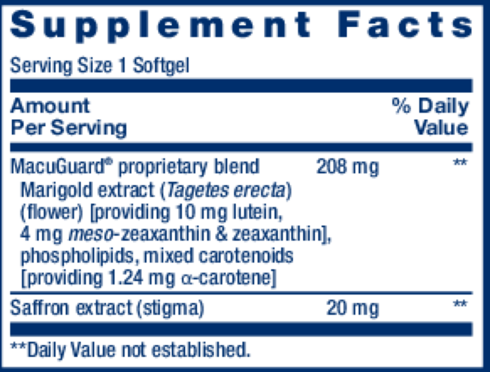 Product image for Macuguard® Ocular Support with Saffron.