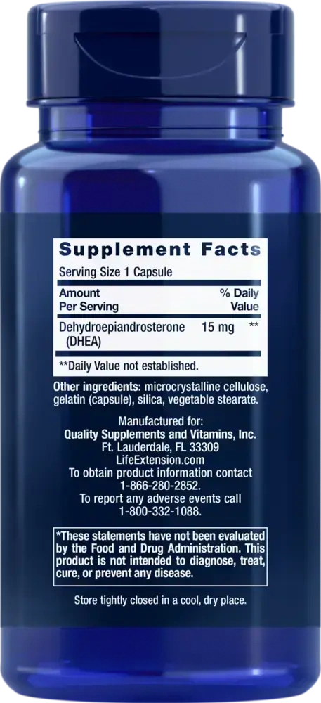 Product image for DHEA 15mg.