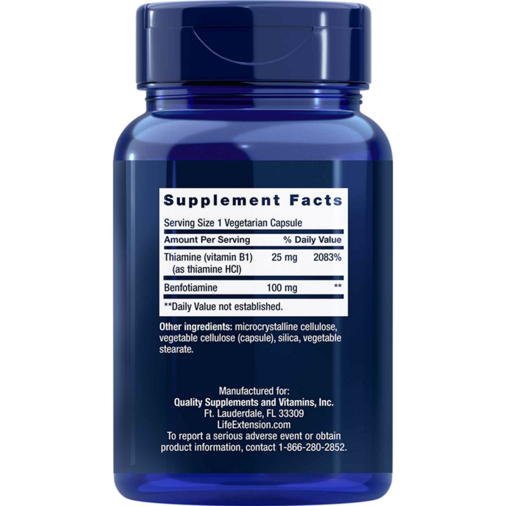 Product image for Benfotiamine w/Thiamine.