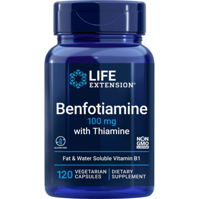 Benfotiamine w/Thiamine 120 capsules