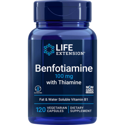 Benfotiamine w/Thiamine 120 capsules