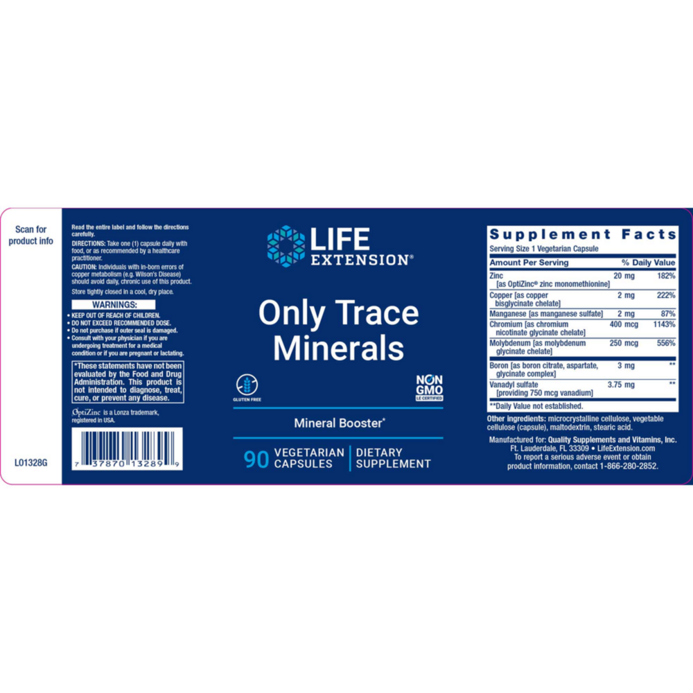Product image for Only Trace Minerals.