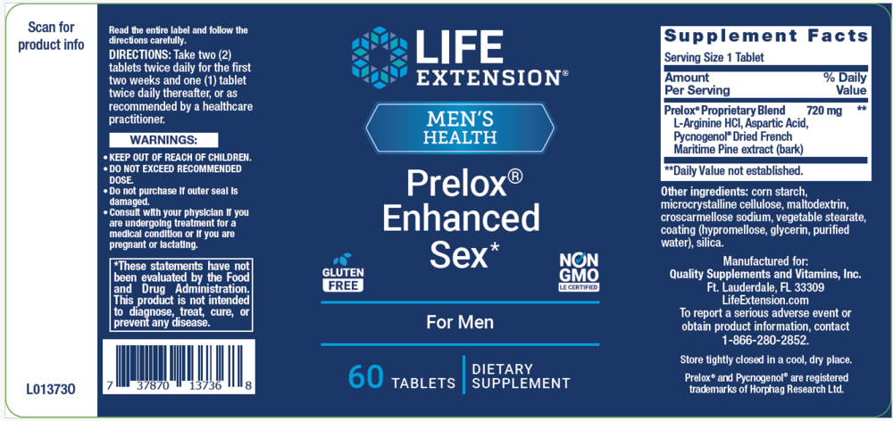 Product image for Prelox Enhanced Sex for Men.