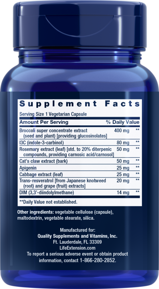 Product image for Cruciferous Vegetable Extract Blend and Resveratrol.