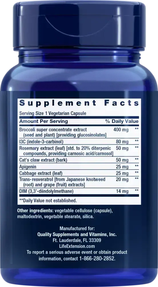 Product image for Cruciferous Vegetable Extract Blend and Resveratrol.