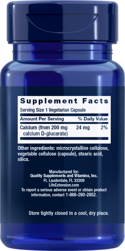 Product image for Calcium D Glucarate 200mg.