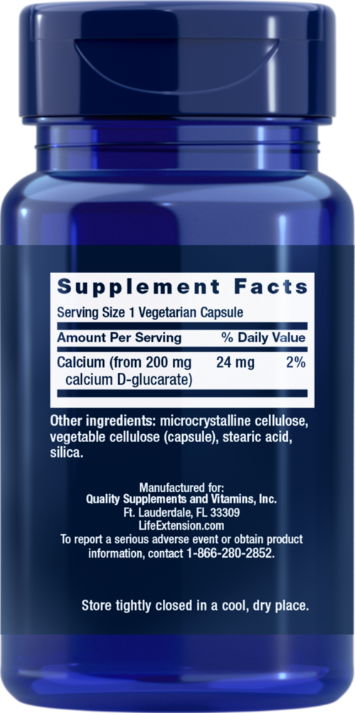 Product image for Calcium D Glucarate 200mg.