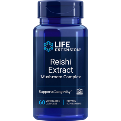 Product image for Reishi Extract Mushroom Complex (60 capsules). Discontinued.