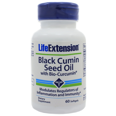 Black Cumin Seed Oil w/Bio Curcumin 60 Softgels