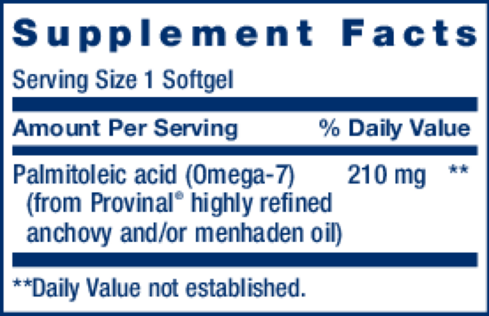 Product image for Provinal Purified Omega-7 420mg.