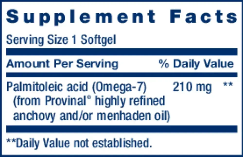 Product image for Provinal Purified Omega-7 420mg.