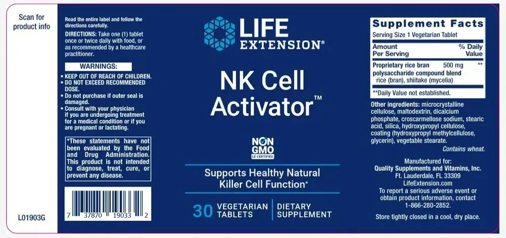 Product image for NK Cell Activator™, Supports Healthy Natural Killer Cell Function.