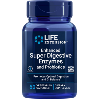 Enhanced Super Digestive Enzymes w/Probiotics 60 capsules