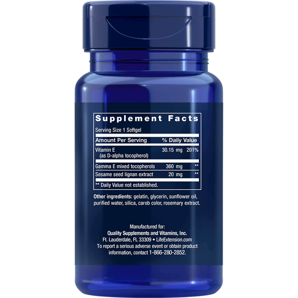 Product image for Gamma E Tocopherol w/Sesame Lignans.