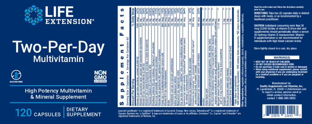 Product image for Two-Per-Day Capsules.