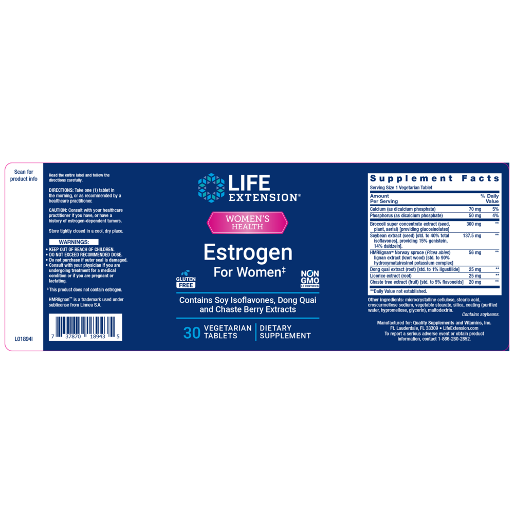 Product image for Estrogen For Women.