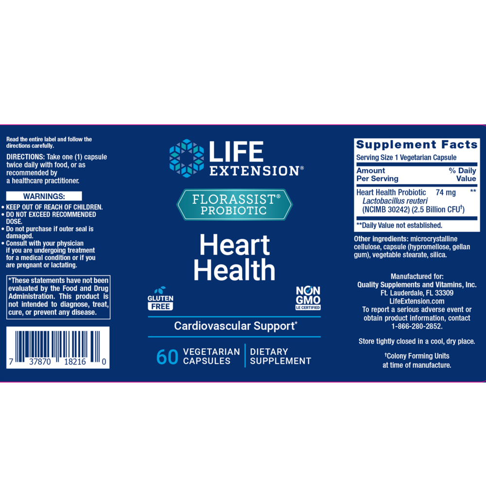 Product image for FLORASSIST Heart Health.