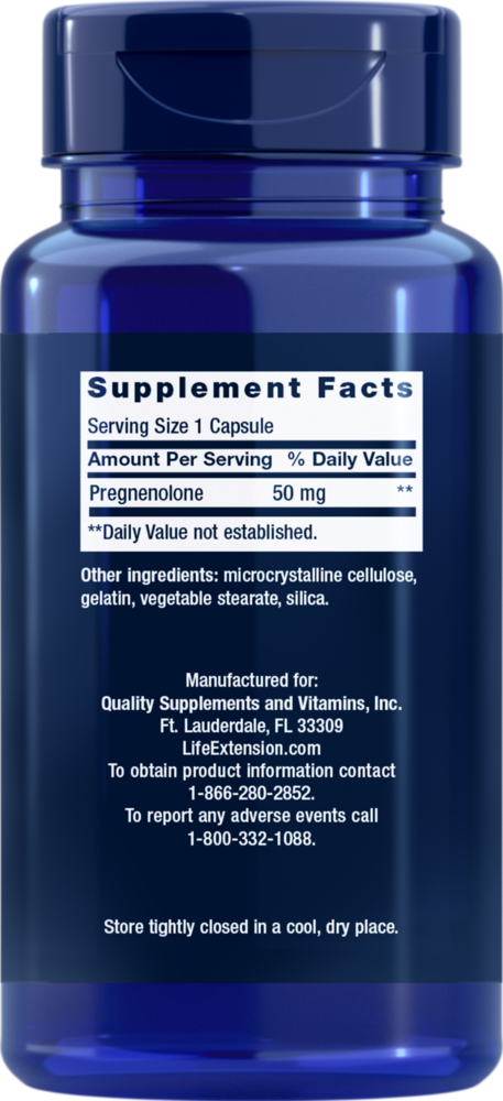 Product image for Pregnenolone 50mg.