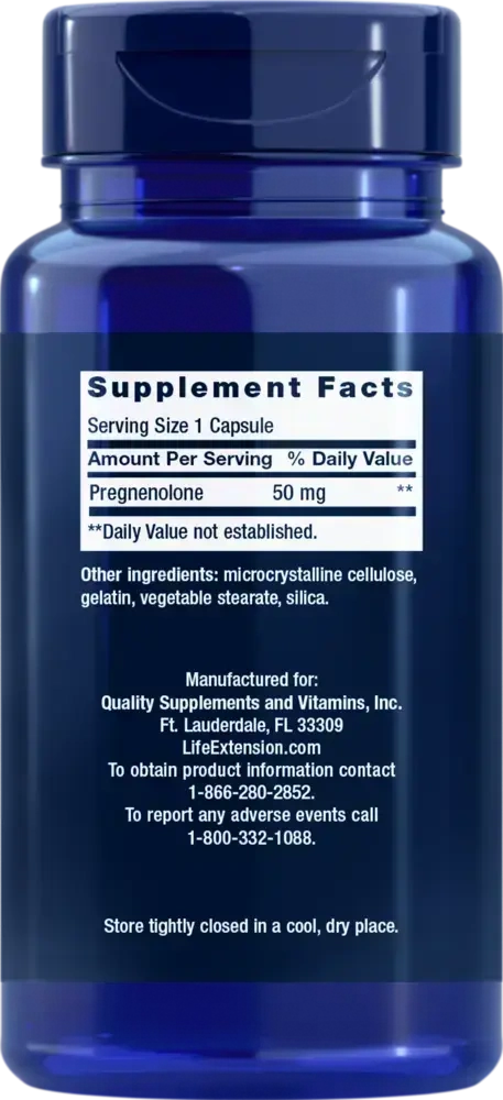 Product image for Pregnenolone 50mg.