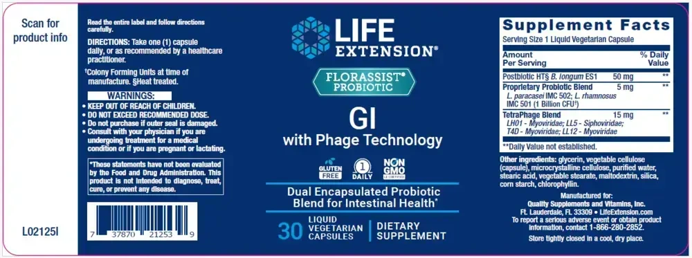 Product image for FLORASSIST GI with Phage Technology.