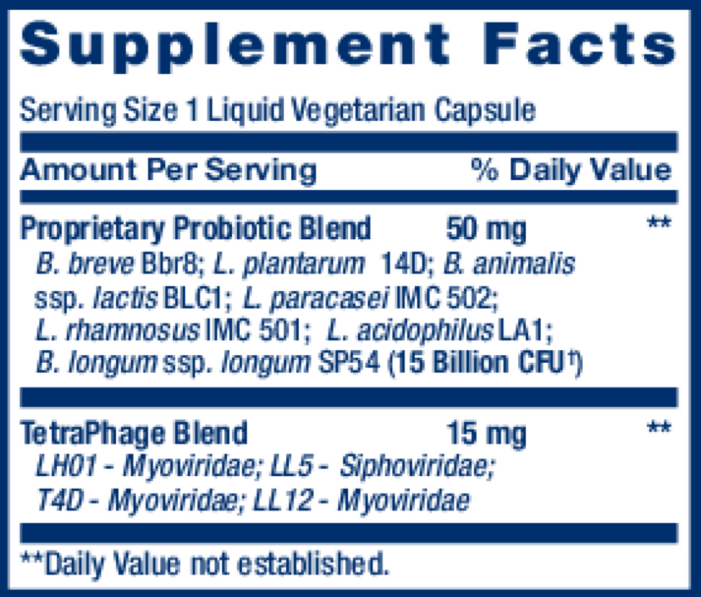 Product image for FLORASSIST GI with Phage Technology.
