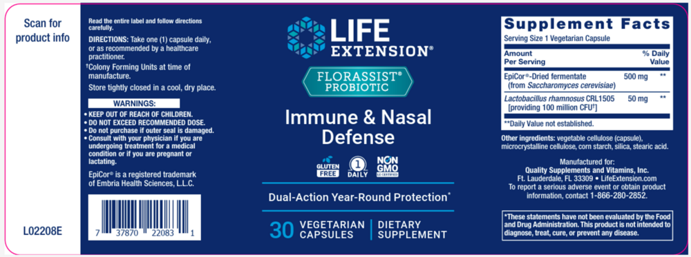 Product image for FLORASSIST® Immune &amp; Nasal Defense.