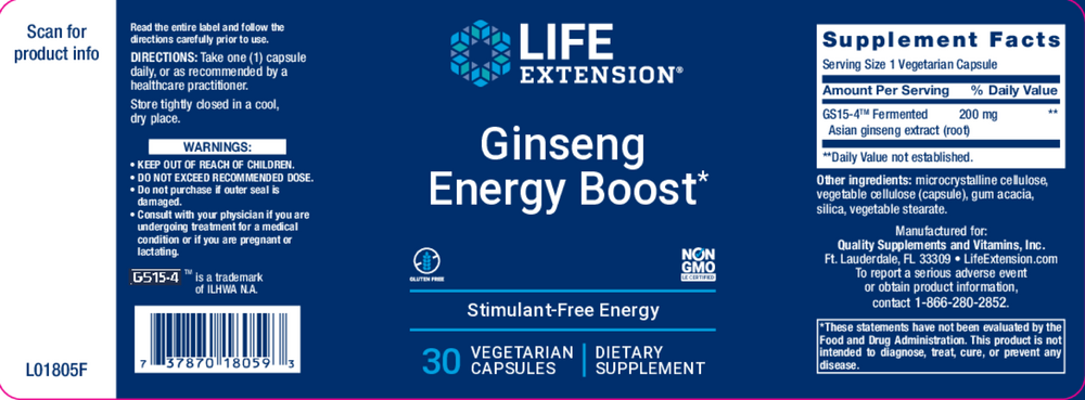 Product image for Ginseng Energy Boost.